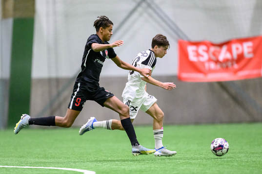 Midtjyllands Malik Pimpona och Rosenborgs Jesper Sunde