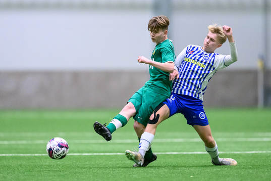 Hammarbys Tim Lindberg och Odenses Noah Lassen