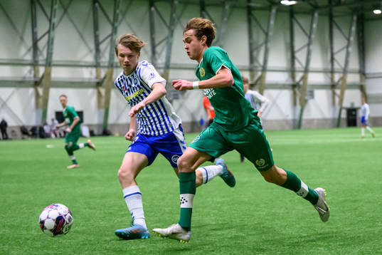 Odenses Vitus Friis och Hammarbys Max Wikström