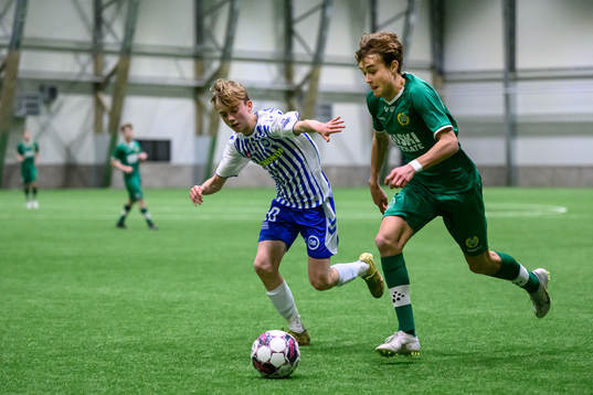 Odenses Hjalte Boe och Hammarbys Max Wikström