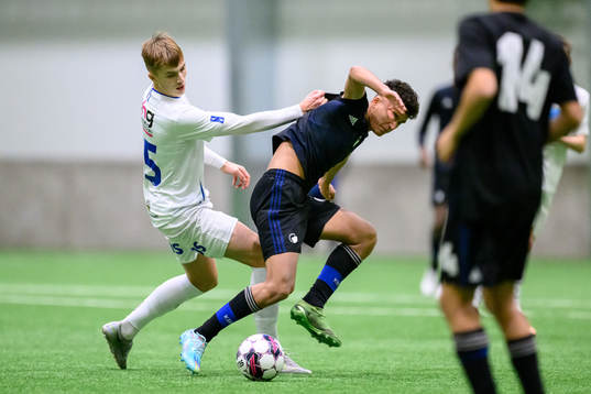 Haugesunds Birk Traet och FC Köpenhamns Roberto Risnæs