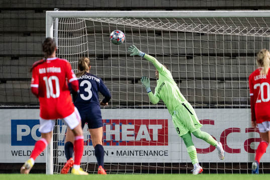 Goalkeeper Teagan Micah of Rosengård