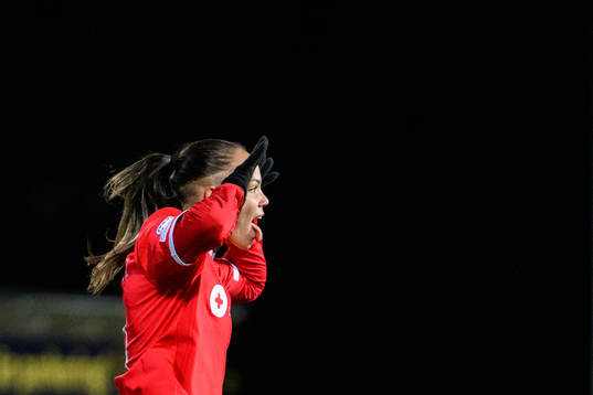 Nycole Raysla of Benfica celebrates