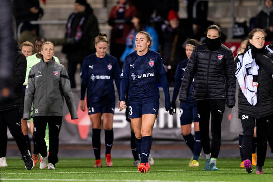 Gudrun Arnardottir of Rosengård looks dejected