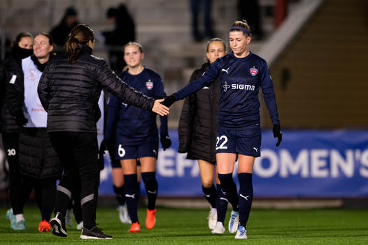Olivia Schough of Rosengård looks dejected