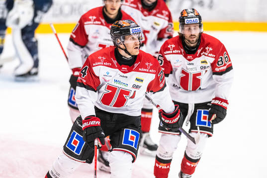 Örebros Jani Lajunen jublar