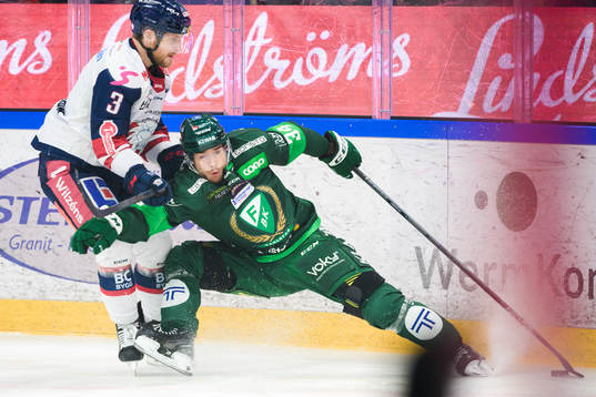 Linköpings Linus Hultström och Färjestads Michael