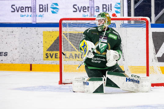 Färjestads målvakt Dennis Hildeby