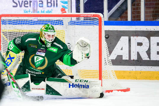 Färjestads målvakt Dennis Hildeby