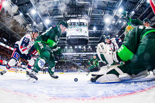 Linköpings Filip Bystedt, Färjestads Ville Pokka