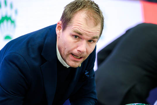 Färjestads huvudtränare Tomas Mitell