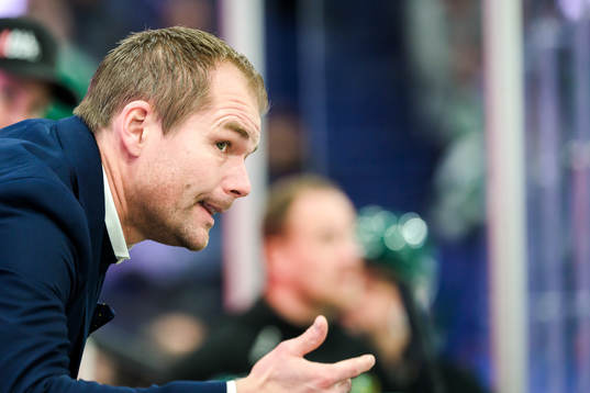 Färjestads huvudtränare Tomas Mitell