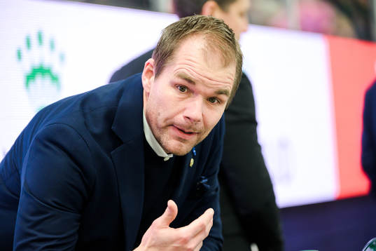 Färjestads huvudtränare Tomas Mitell