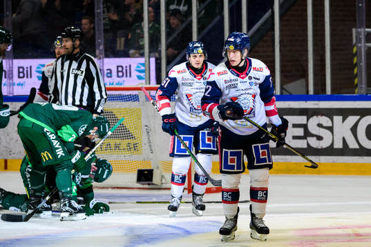 Linköpings Markus Ljungh och Vilmos Gallo deppar