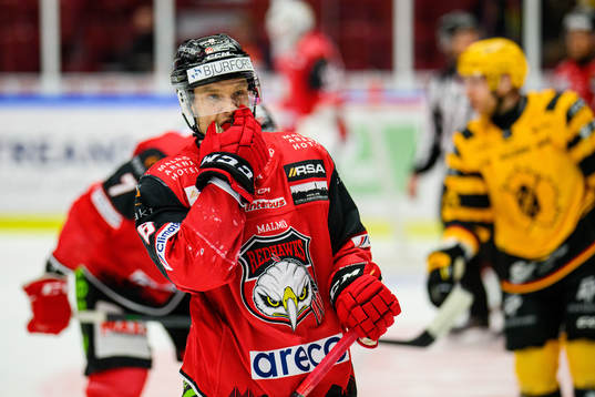 Malmö Redhawks Johan Olofsson deppar