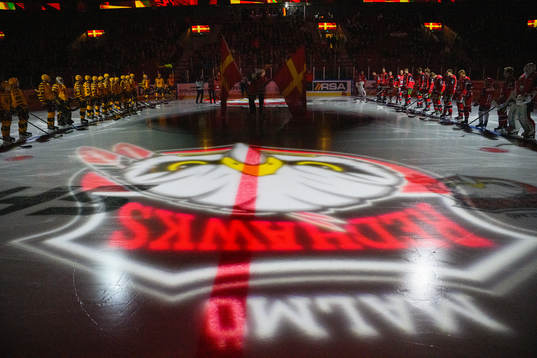 Malmö Redhawks och Skellefteås spelare ställer upp