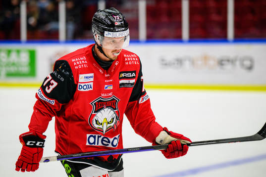 Malmö Redhawks Adam Ollas Mattsson deppar