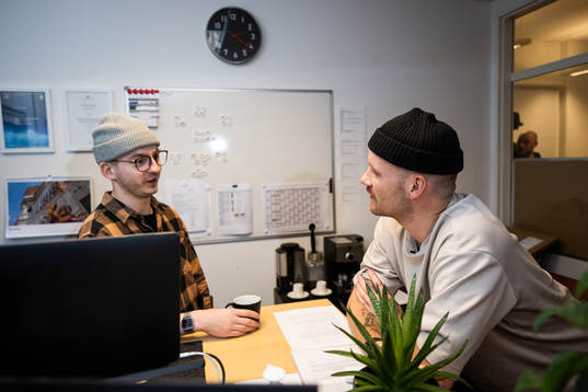 Jannik Brijani Winter och Kristoffer Pilmalm