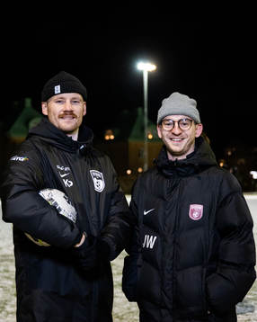 Kristoffer Pilmalm och Jannik Brijani Winter