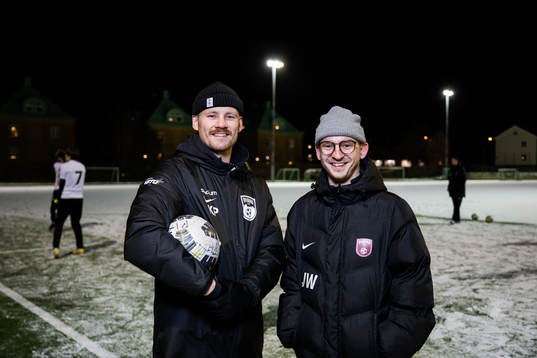 Kristoffer Pilmalm och Jannik Brijani Winter