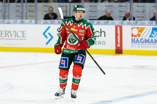 Frölundas Nicklas Lasu jublar