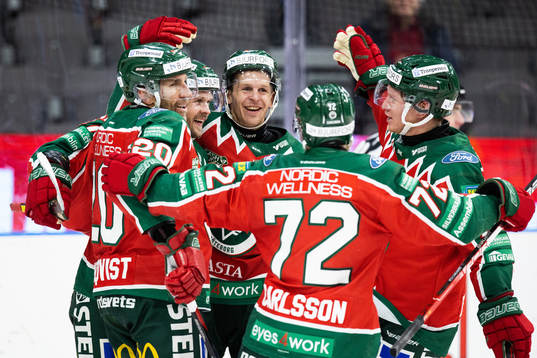 Frölundas Jacob Nilsson jublar