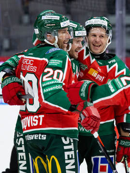 Frölundas Jacob Nilsson jublar