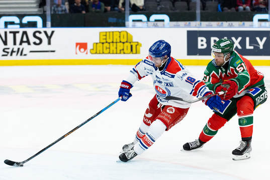 Oskarshamns Niclas Burström och Frölundas Mats Rosseli