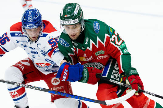 Oskarshamns Robin Norell och Frölundas Linus Nässen