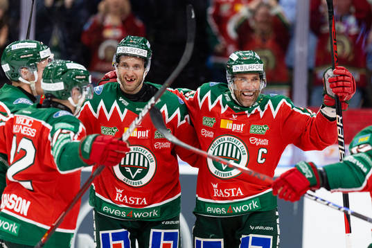 Frölundas Joel Lundqvist jublar