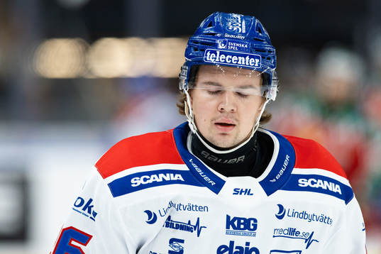 0´Oskarshamns Lukas Pilö deppar ishockeymatchen i SHL