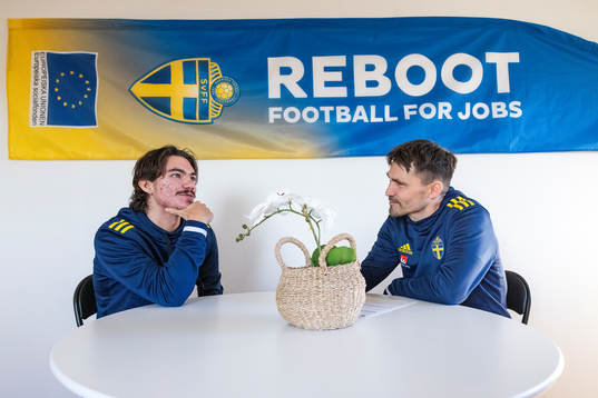 Emilio och Allan Borgvardt i projektet Reboot