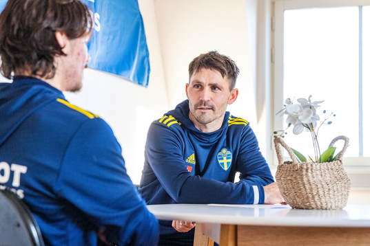 Emilio och Allan Borgvardt i projektet Reboot