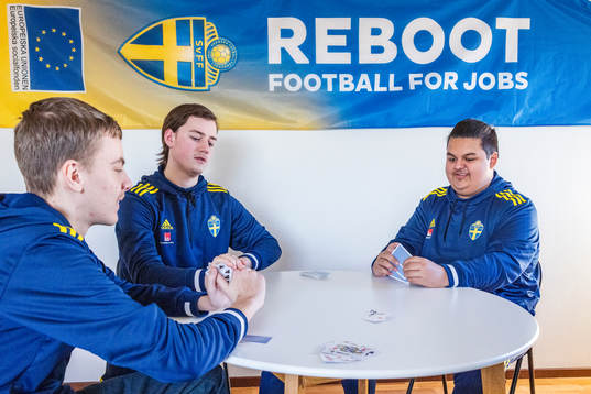 Simon, Simon och Oliver i projektet Reboot