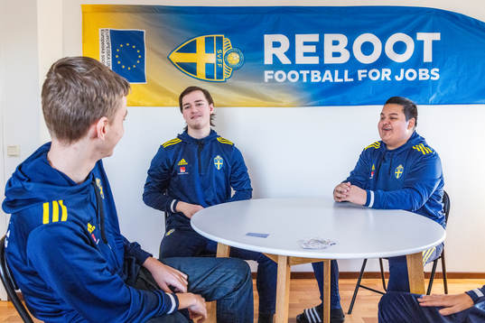 Simon, Simon och Oliver i projektet Reboot
