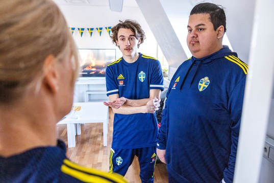 Noah och Oliver i projektet Reboot