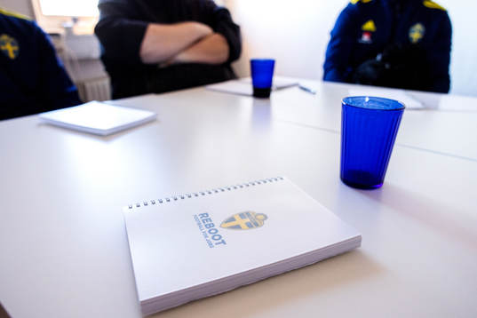 Ett anteckningsblock i projektet Reboot