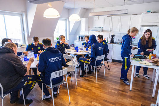 Ledare och deltagare i projektet Reboot