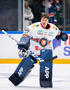 Växjös målvakt Emil Larmi