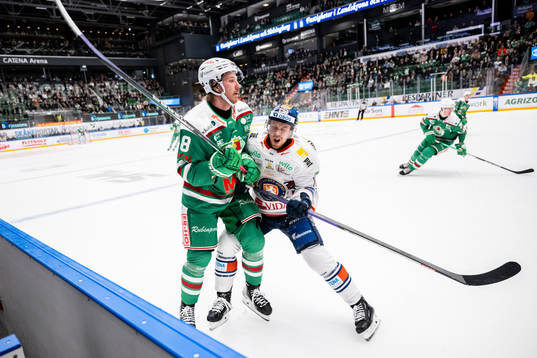 Rögles Linus Sandin och Växjös Kalle Kossila