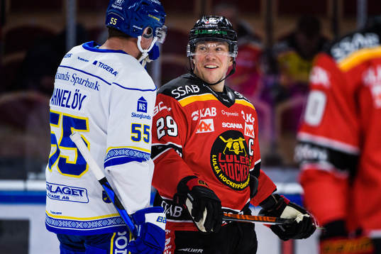 Leksands Jonas Ahnelöv och Luleås Erik Gustafsson