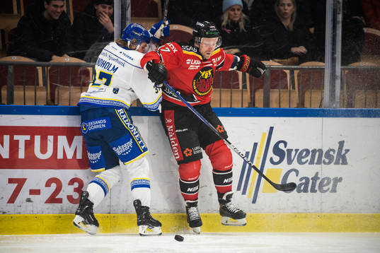 Leksands Anton Lindholm och Luleås Leo Komarov