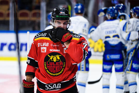 Luleås Linus Fröberg deppar