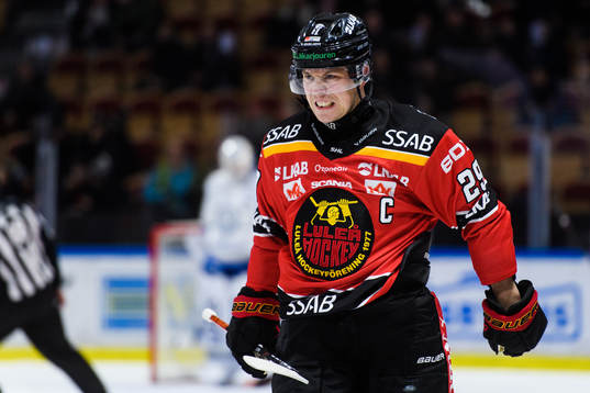 Luleås Erik Gustafsson deppar