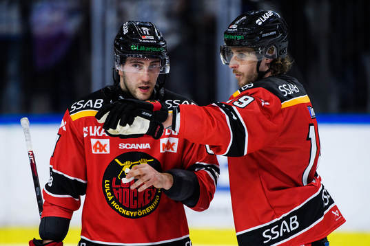 Luleås Konstantin Komarek och Mario Kempe