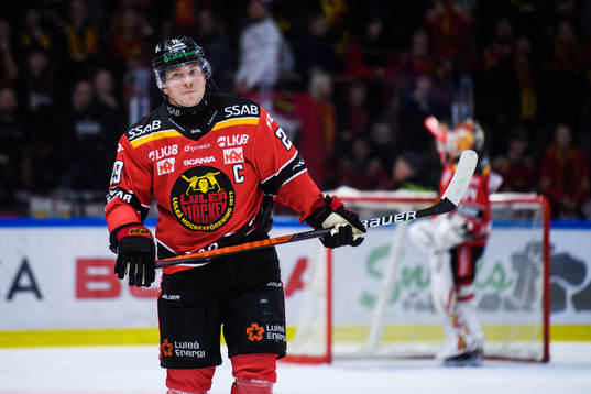 Luleås Erik Gustafsson deppar