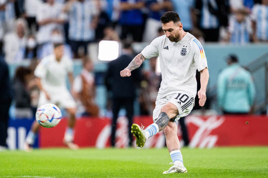 Lionel Messi of Argentina