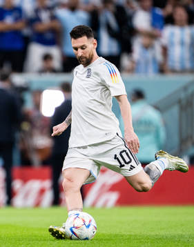 Lionel Messi of Argentina