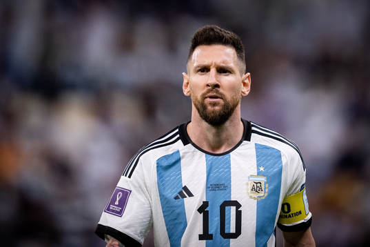 Lionel Messi of Argentina