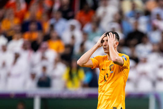 Steven Berghuis of Netherlands looks dejected